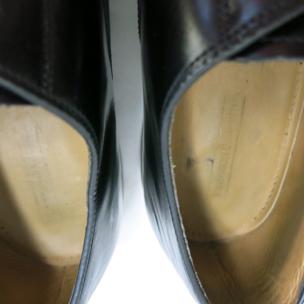 Johnston & Murphy Cap Toe Leather Dress Oxfords Footwear Men's Shoes Sz 10.5 EEE - Picture 7 of 7